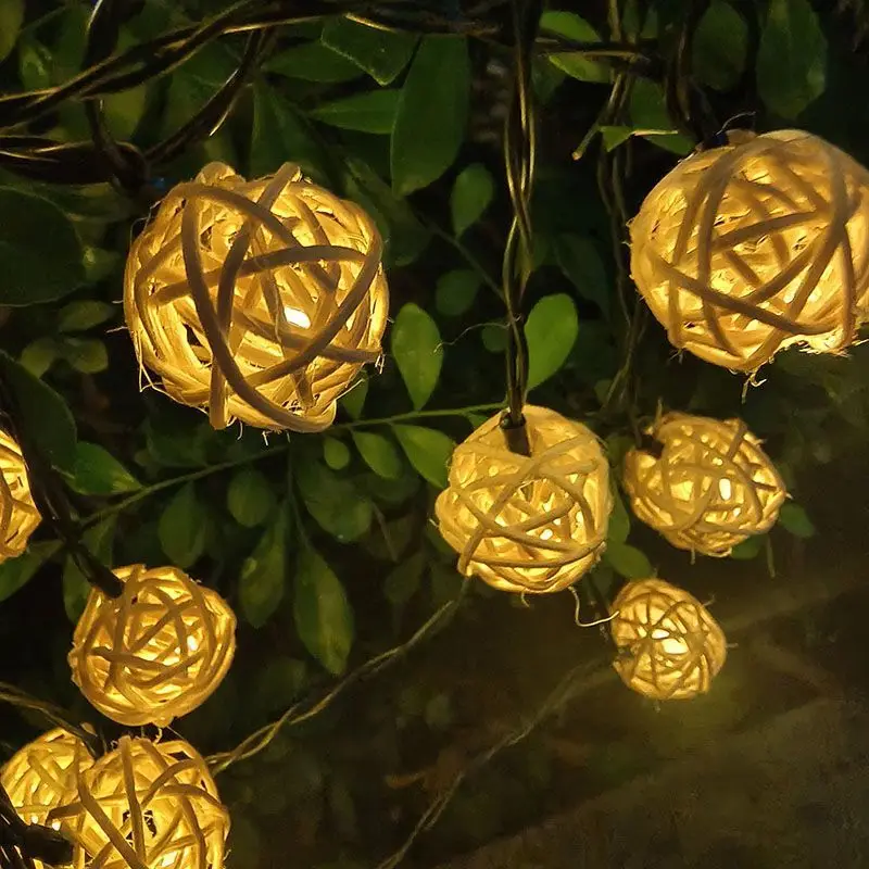 

Solar Patio String Light Outdoor 20 Leds 8 Modes Waterproof Sun Powered Latern Light for Garden Yard Porch Party Christmas Decor