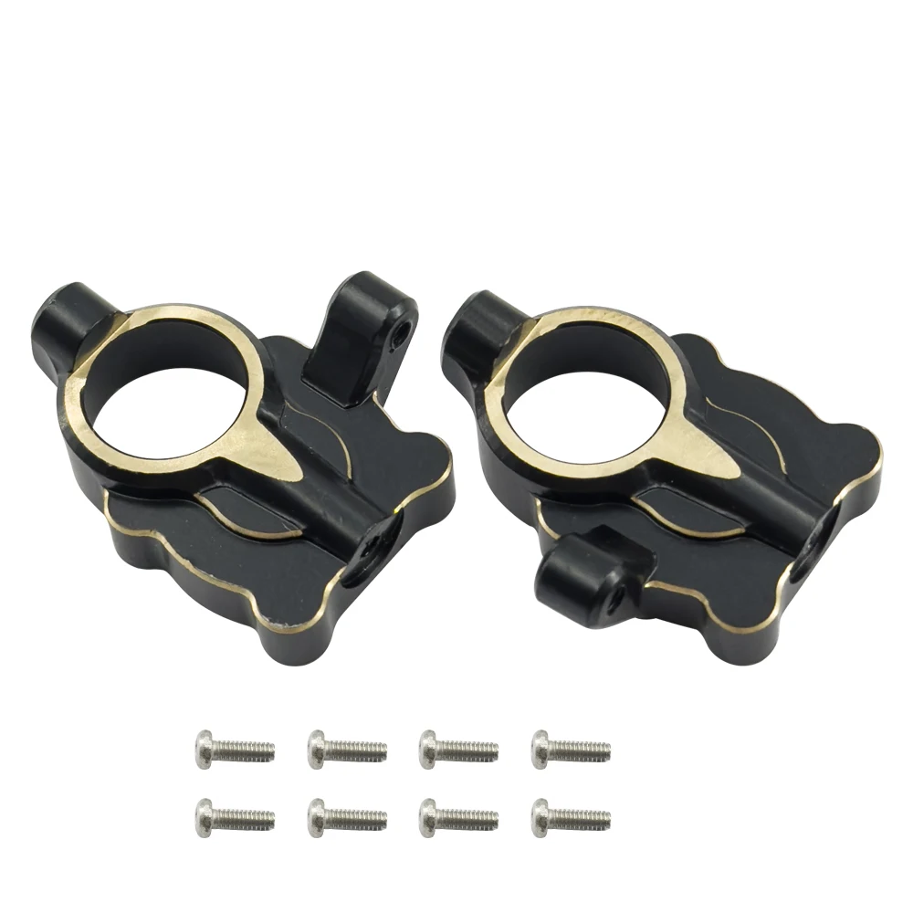 

22 г латунные внутренние портальные чехлы для поворотных кулаков для FMS FCX24 FCX18 LC80, детали для обновления радиоуправляемого автомобиля, аксессуары для гусеничных машин 1/24 S