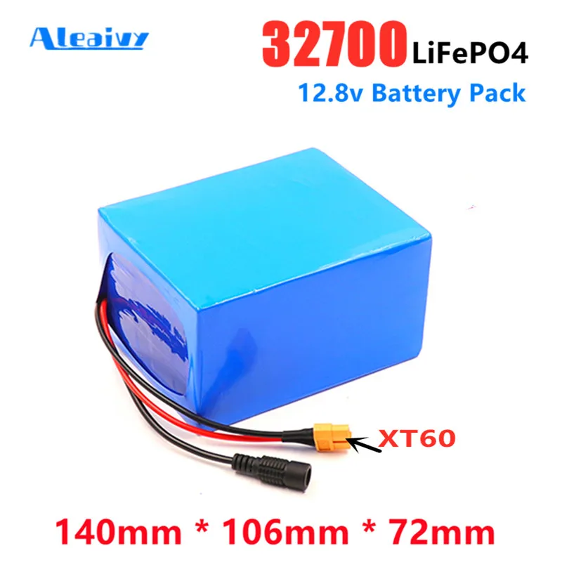 

32700 Lifepo4 Battery Pack 4S3P 12.8V 21Ah with 4S 20A Maximum 40A Balanced BMS for Electric Boat Uninterrupted Power Supply 12V