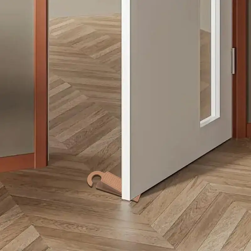 Door Wedge Stopper Anti-Collision Floor Door Stop Outdoor Door Stop Practical Door Stopper Wall Protector Security Door Stopper