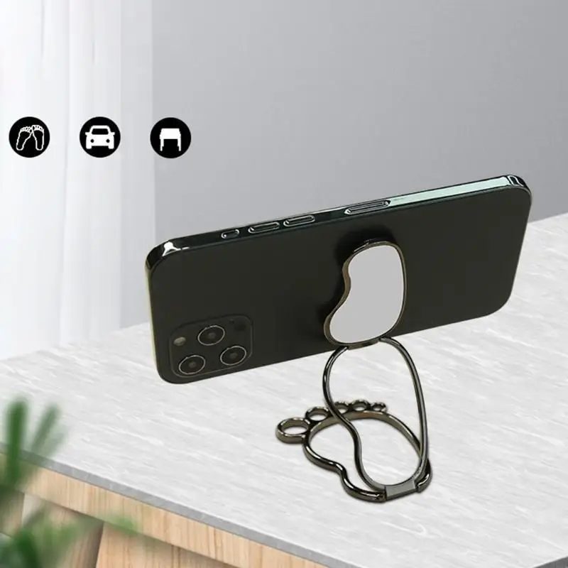 

G5GA 360°Rotation Phone Ring Holder Finger Kickstand Cellphone Back Grip for Mobile