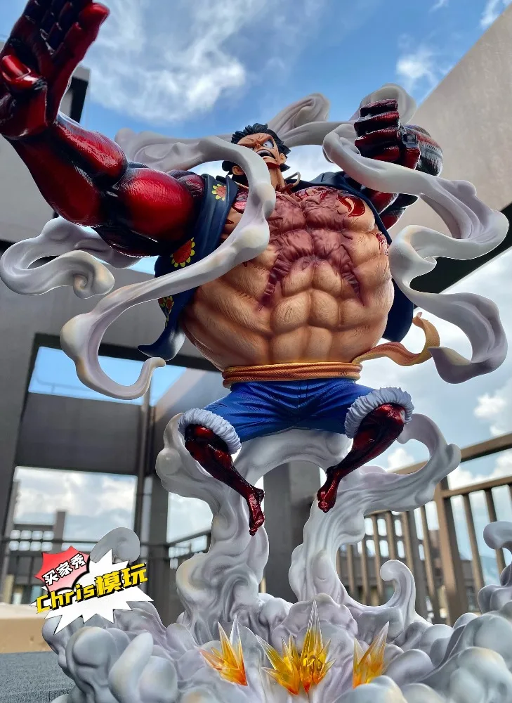 원피스 원숭이 D 루피 애니메이션 피규어 주변 수지 동상 모델 장면 동상 장식 장식품 선물 장난감 컬렉션