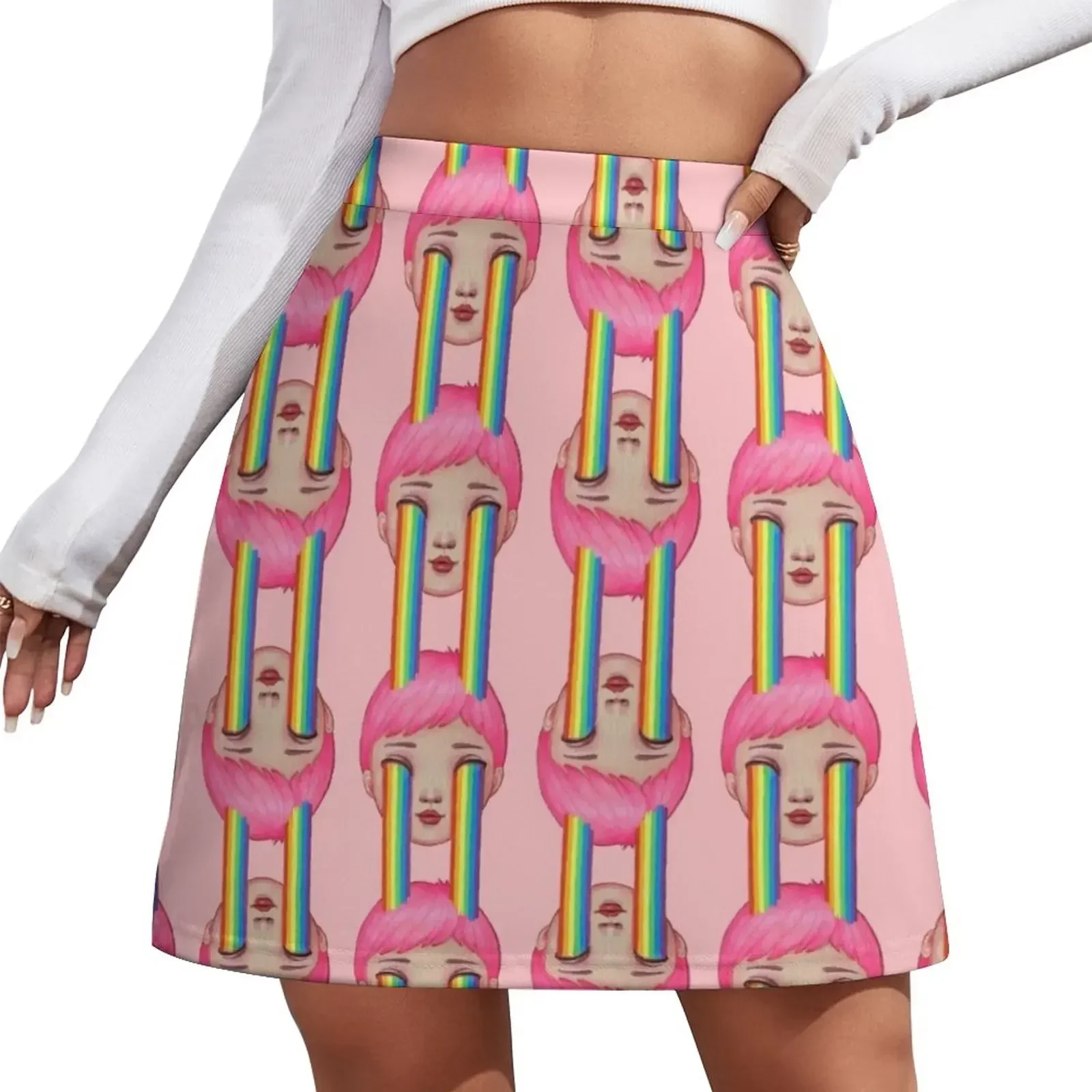 

Over the Clouds Mini Skirt korean fashion women's clothing korea stylish new in clothes