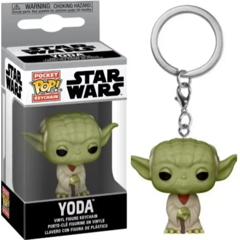 FUNKO POP Star Wars Yoda porte-clés enfant recueillir porte-clés Figure Pop porte-clés jouets pour enfant cadeau