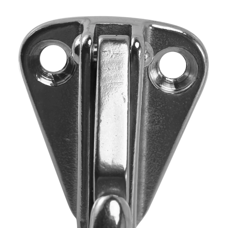 Marine Boat Fender Hooks Stainless Steel Spring Snap Type Fender Fending Hook Hanger 2 Pcs image 5