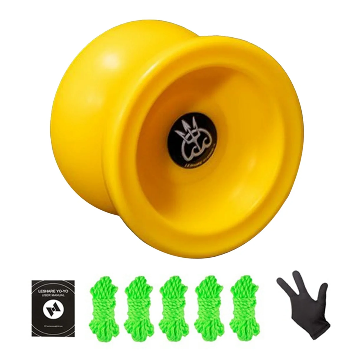 Yoyo Professional No-Response Ball with Ball Bearing, Yellow