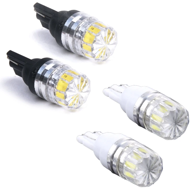 QM82 Led Auto Lamps T10 5050 W5W 5 SMD 194 168 LED White Car Side Wedge Tail Light Lamp Super White Interior Lamp Waterproof