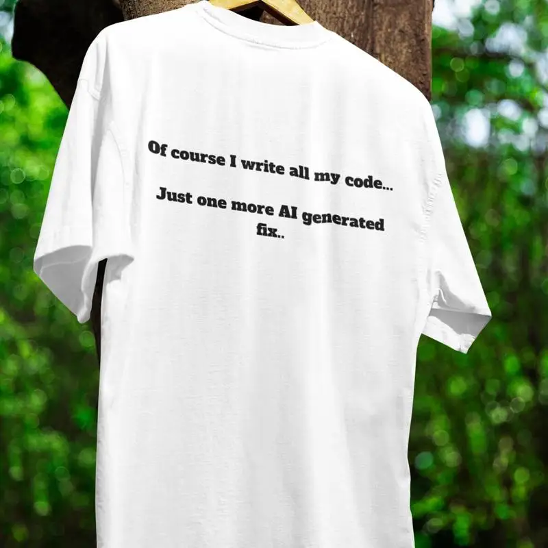 T Shirt Funny Ai Co… - image