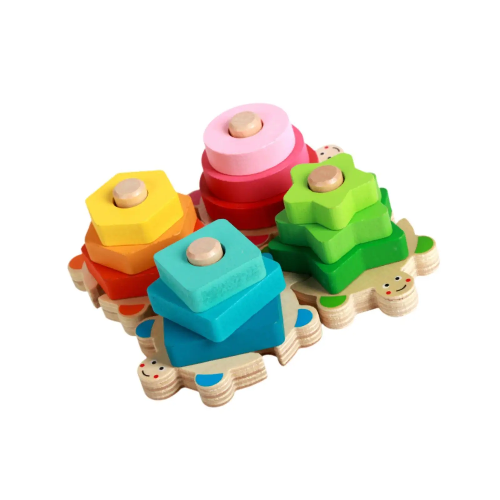 Cor Reconhecimento Sensorial Toy para Meninos e Meninas, Montessori Brinquedos, Shape Sorting