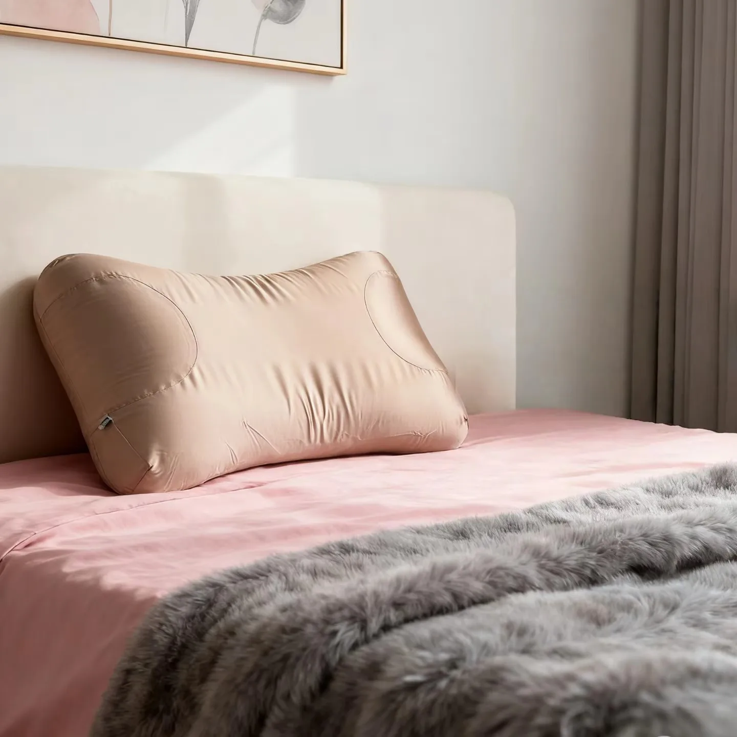 Sleep&Glow Anti-Aging Beauty Pillow Luxury Brand Holiday Gifts Fights Sleep Wrinkles Adjustable Memory Foam Century-old F.L.G