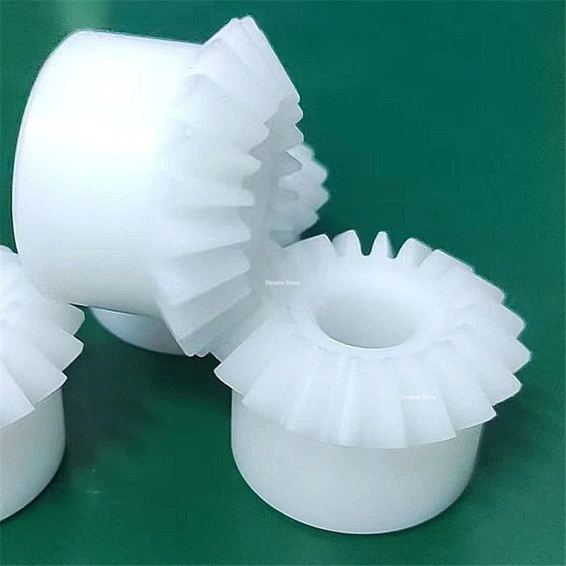 POM 플라스틱 나일론 직선 경사 기어, 직각 변속기, 1.5m, 20/25 톱니, 8mm, 10mm