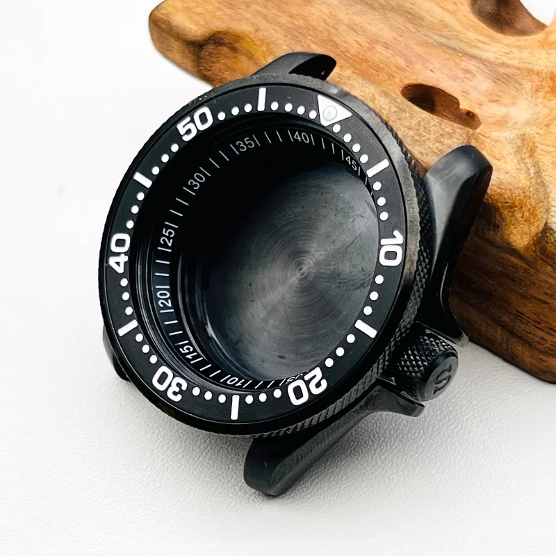 SKX007 SRPD Watch Case, NH35, NH36 Case, Fits NH34, NH35, NH36, 7 S, 4R Movimento, Primavera Clique Crown em 3,0, 41 milímetros