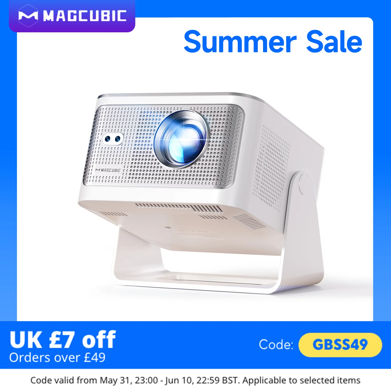 Magcubic Android 14 Projector HY350Max 900ANSI Support 8K Native 1080P Wifi6 BT5.4 16G Allwinner H726 HY350 Max for Gift