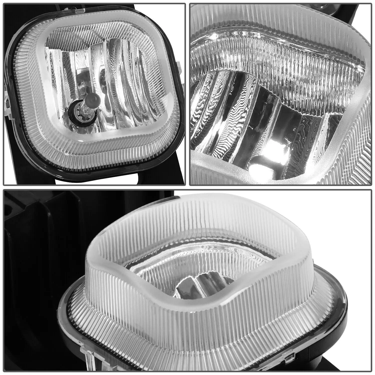 PAIR FOR 2005-2007 FORD F250 F350 F450 F550 2005 FORD EXCURSION SUPER DUTY FOG LIGHT LAMP+ BRACKET FRONT BUMPER FOG LAMPS ASSEMB