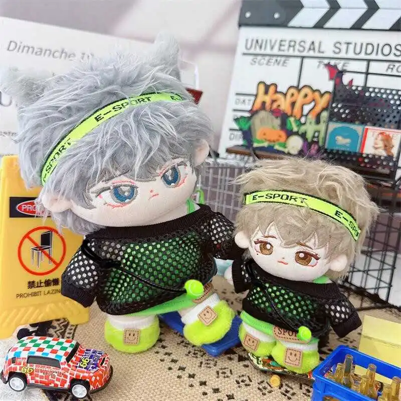 10/20cm 5Pcs Green Tennis Boy Suit New Doll Clothes Kawaii DIY Dress Up Idol Doll Clothes for Girls Fans Kids Collection Gifts