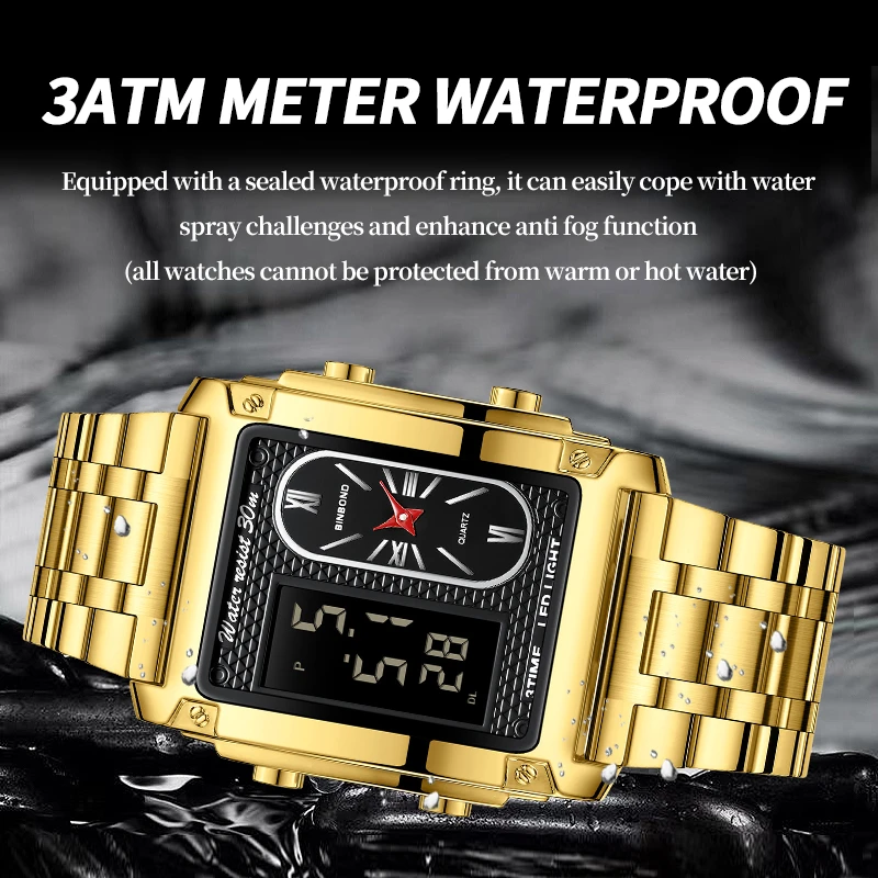 2024 Men Military Watch Digital 50m Waterproof Wristwatch LED Quartz Clock Sport Watch Male Big Watches Men Relogios Masculino