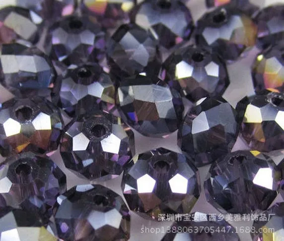 6mm 75pcs Beads Faceted Glass Beads Bulk Wholesale ty3d Loose Spacer Bead for Jewelry Making DIY Needlework
