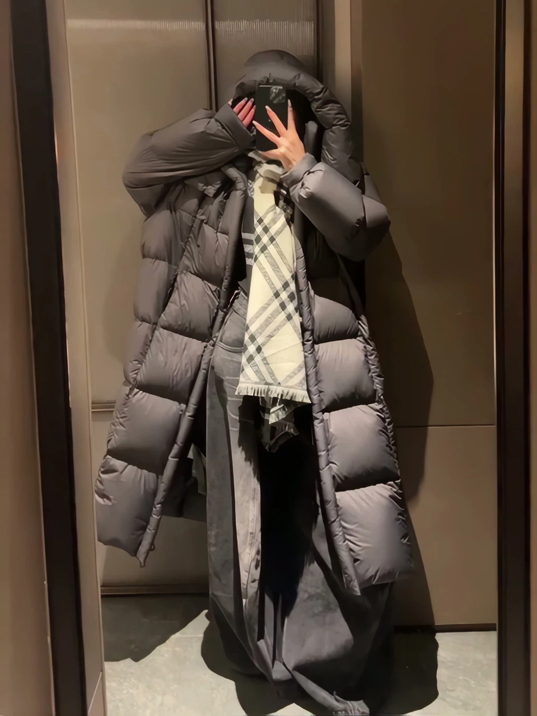 

Утепленное женское пуховое пальто средней длины, очень красивое, выше колена, с капюшоном, для зимы, свободного кроя, для повседневной носки