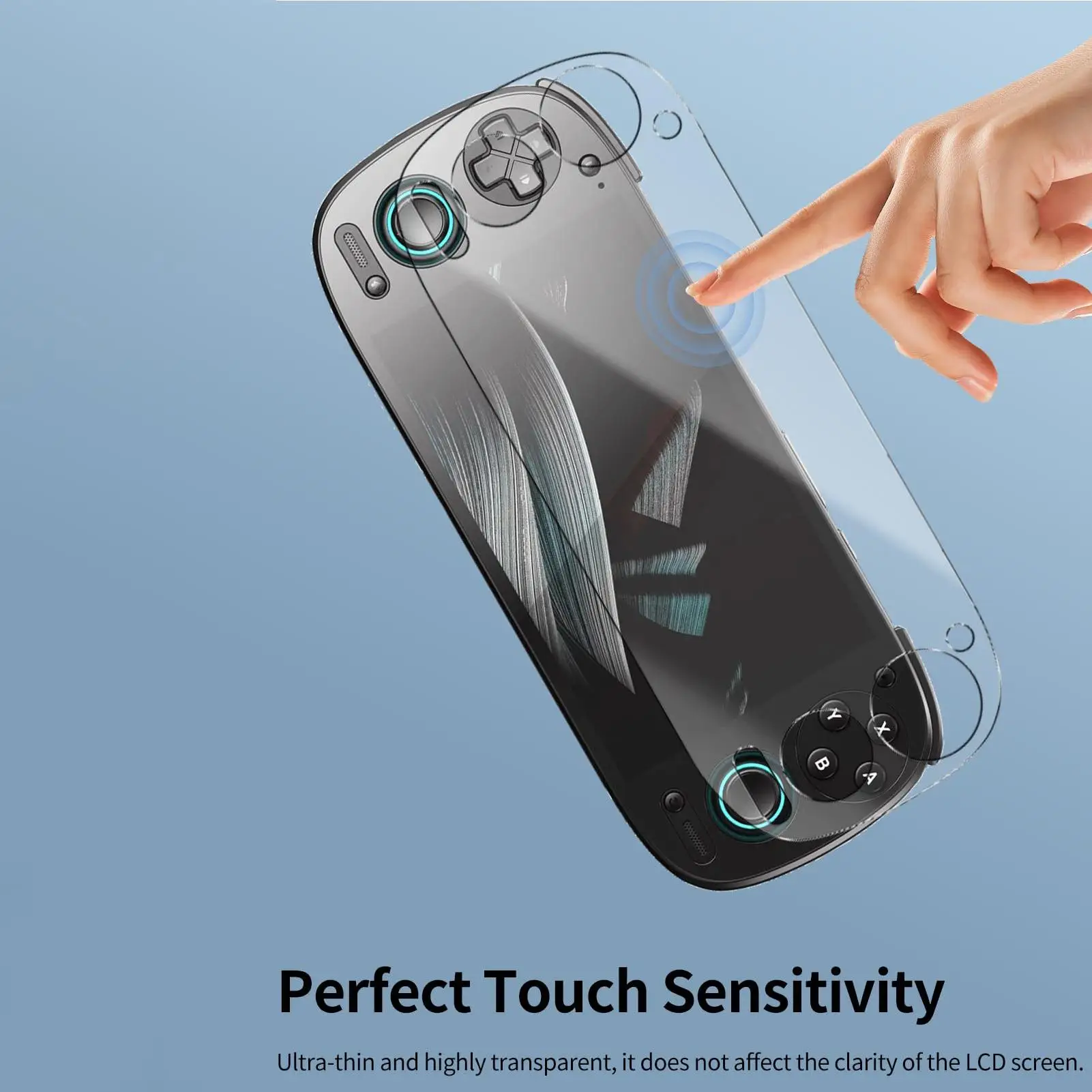 ل Retroid Pocket 5/5pro لعبة وحدة التحكم واقي للشاشة المضادة للخدش واضح طبقة رقيقة واقية المضادة للبصمة ماتي حامي لعبة