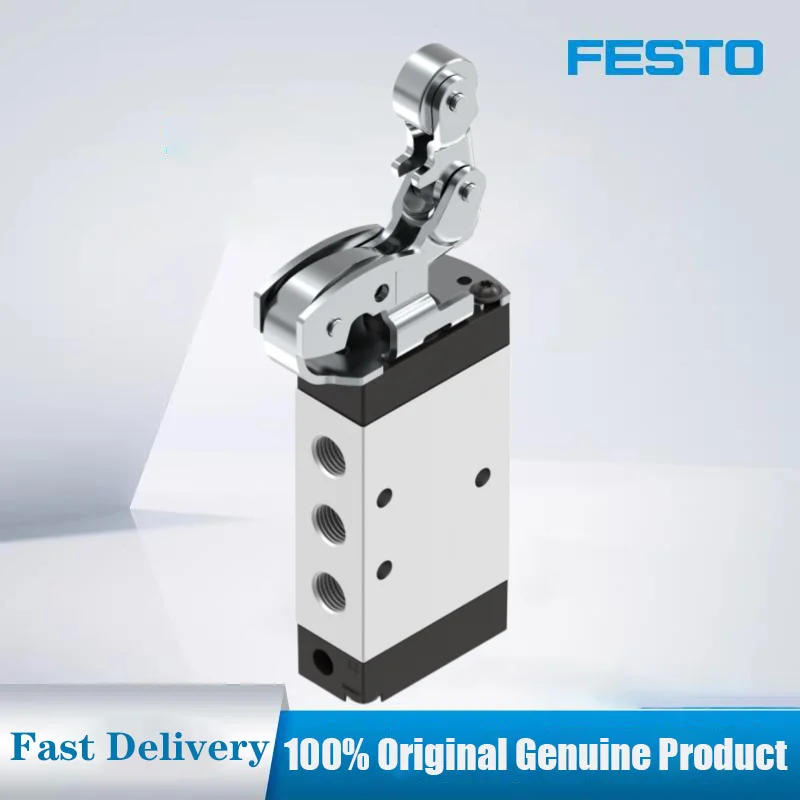 FESTO Roller lever valve VMEF-K-M52-M-G18/G14 series Genuine 5/2-way, single solenoid VMEF high-performanc solenoid valve