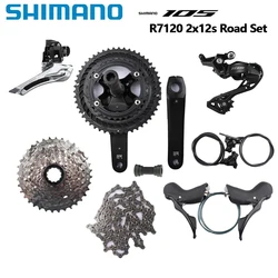 Shimano R7120 2x12s Road Group R7100 Crankset Brake R7170 Shifter R7120 Hydraulic Disc Brake CN M7100 R7100 Derailleur Groupset