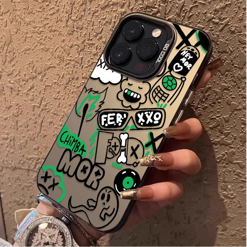 Feid Nitro Jam Ferxxo Hot PC Case for iPhone 16E 11 12 16 15 14 13 Pro Max XS X XR Plus 8 7 SE 2020 Shockproof Matte Back Cover view 3
