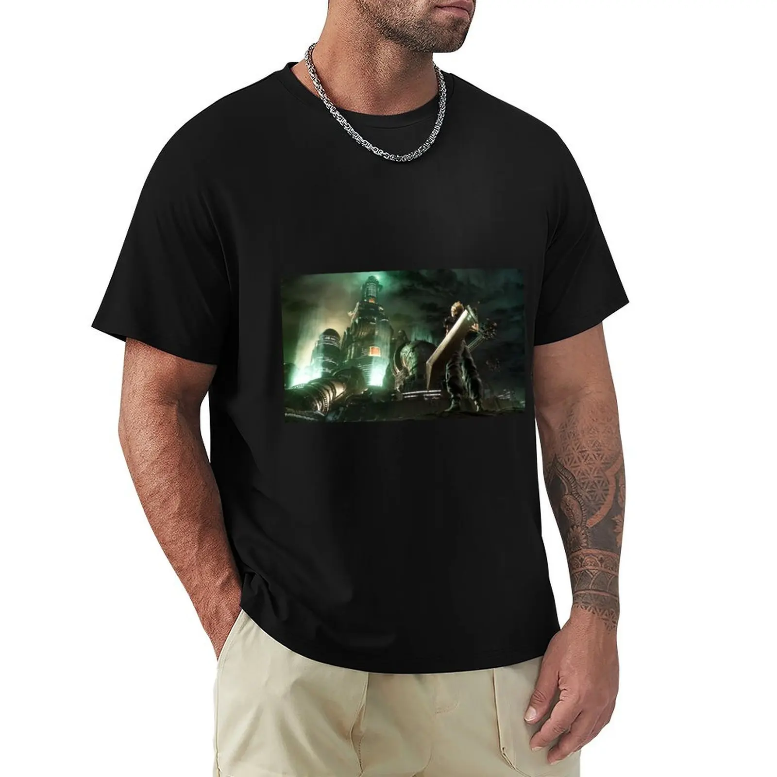 Cloud Strife VS ShinRa [Remake] T-Shirt Fitness Quick Dry Short Sleeve Top