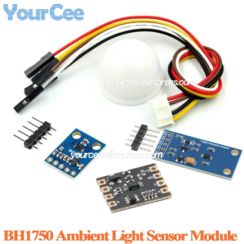 5pcs/1pc GY-302 BH1750 BH1750FVI Light Intensity Module ZY-BH1750 Digital Optical Intensity Illumination Sensor for Arduino