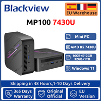 Blackview MP100 NEW Mini PC AMD 7430U Windows 11 6-Core 12-thread 16GB + 512GB / 32GB + 1TB WiFi 6 Mini Computer PC BT5.2