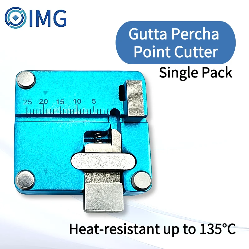 

Dental Gutta Percha Point Cutter Trimmer Measuring Tool 1-Piece Set Autoclavable 135°C for Endodontic Root Canal Treatment