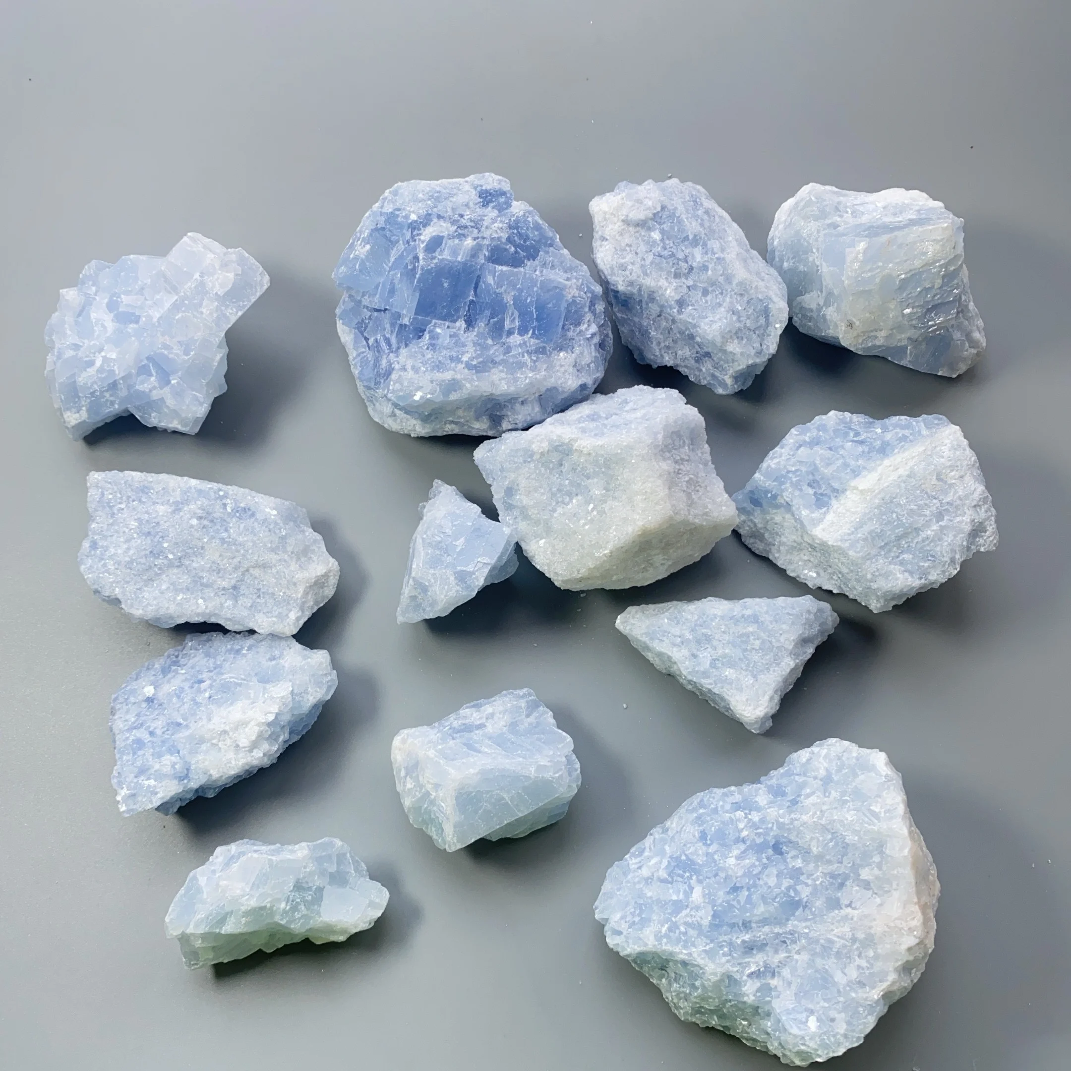 20g/100g/200g High quality blue calcite, blue crystal raw stone, high quality lapis Lazuli crystal raw ore