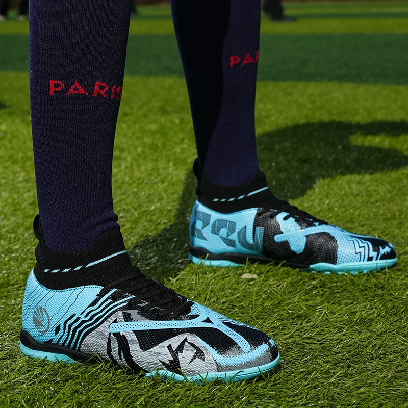 Men's Society Football Boot Outdoor Sports TF Training Football Futsal Shoes Pro Teen Soccer Shoes for Men