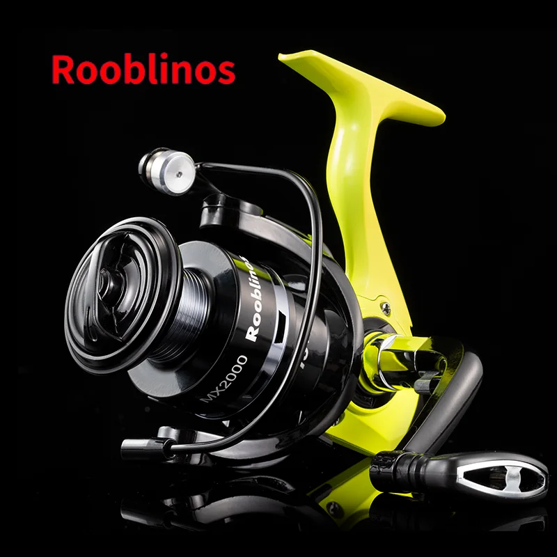 Rooblinos MX Fishing Reel Full Metal Spool Grip Saltwater Freshwater Suitable For Any Fish Species Fishing Line Spinning Reel
