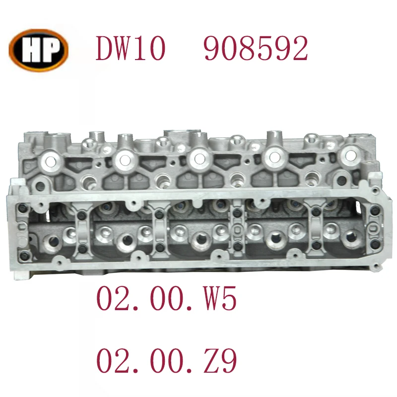 DW10 CYLINDER HEAD 02.00.W5 02.00.GE 02.00.GN 02.00.Z9 908592 For Peugeot/Citroen/ Fiat Ulysse Ducato Scudo 2.0 HDI