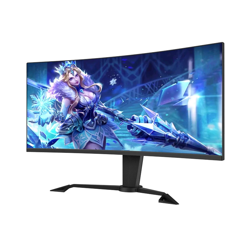 New design curved lcd screen 34 inch 3440*1440 monit 144hz 165hz 1ms HDR400 lcd monit for gaming