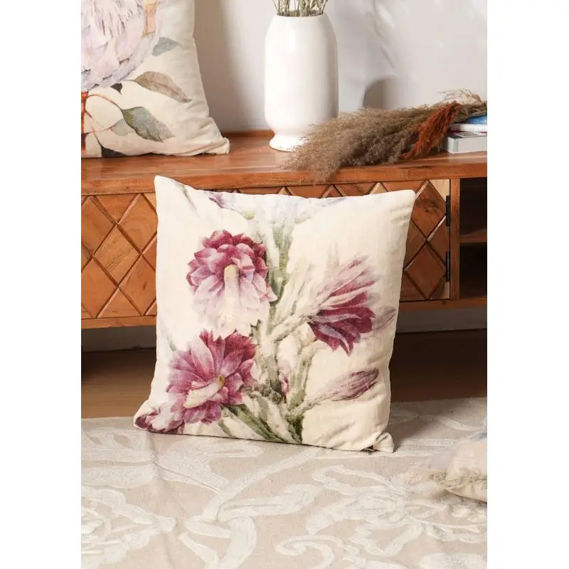 

Хлопковая бархатная подушка с принтом 18x18 дюймов — мягкая декоративная подушка для домашнего декора и комфорта