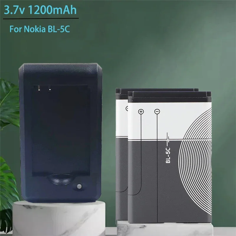 1200mAh Phone Battery BL-5C акамулятор For Broadcast radio / Nokia 1100 1110 1200 1280 1600 2600 2700 3100 5130 6230 6230i N70