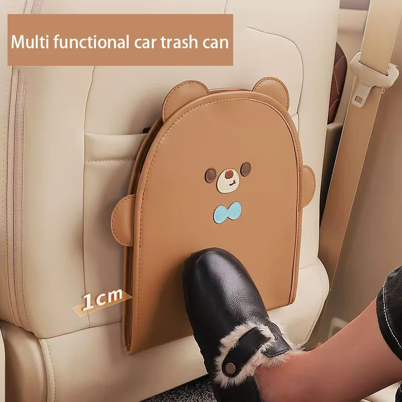 

Многофункциональный автомобильный мусорный бак, складной мешок для мусора, креативный многофункциональный мешок для хранения на задней части автомобиля, противоударный коврик