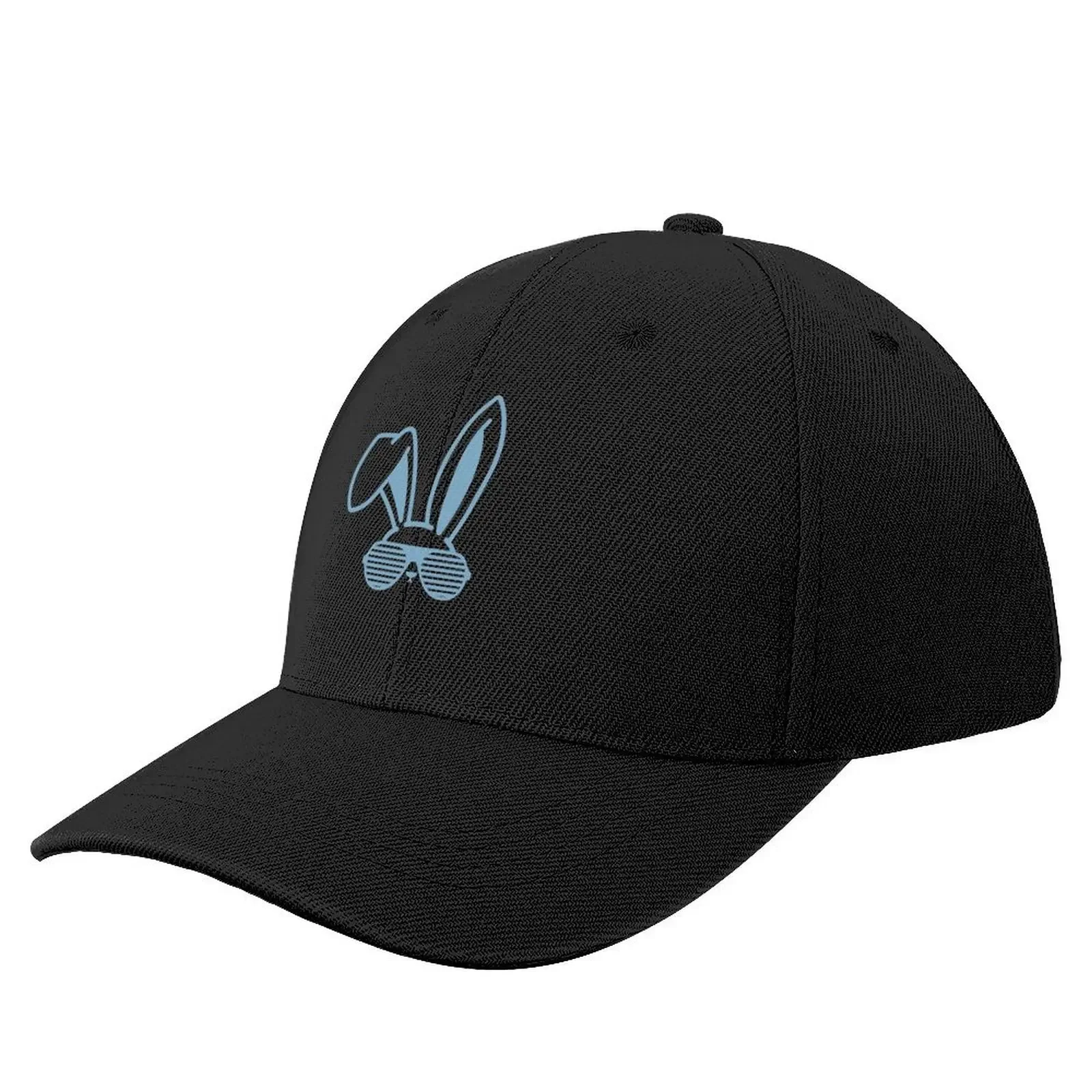 

Badass Funny Bunny With Glasses - A Rabbit With Glasses Blue Color Design Baseball Cap Golf Cap Thermal Visor Women Hats Men's