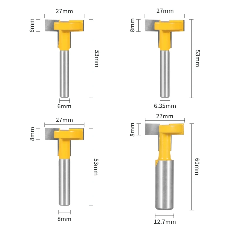 NXWIND Bevel Sloting Bit Cove 27mm Router Bit Woodworking Milling Cutter For Wood Bit Wood Cutters Face Mill End Millill