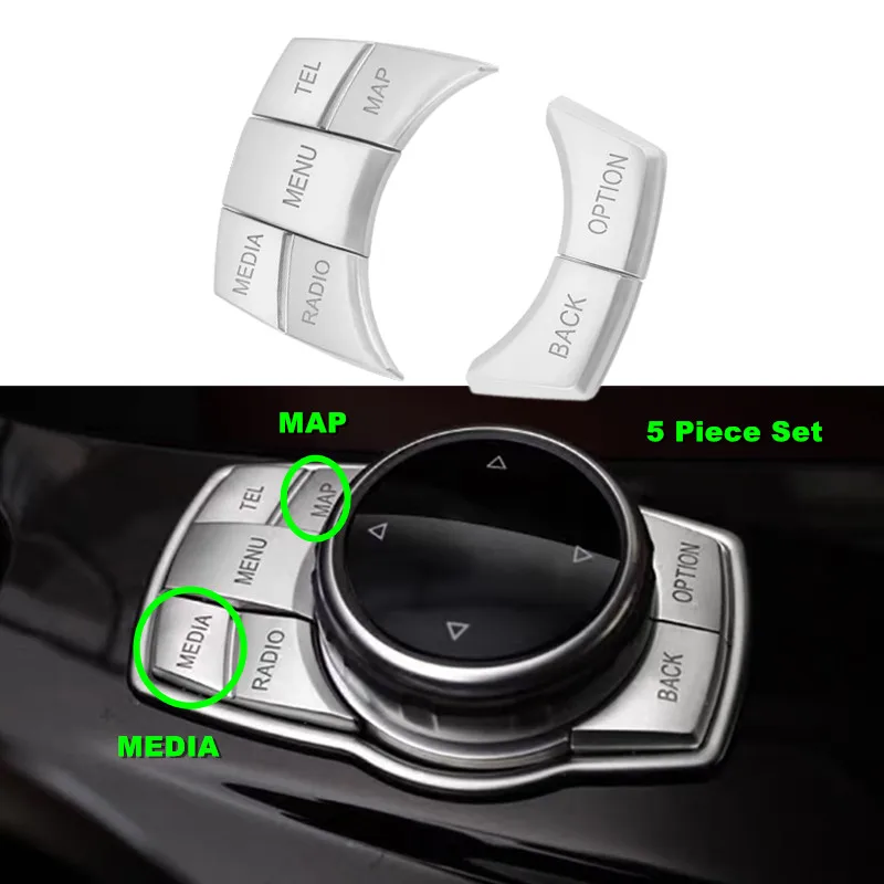 

Car Central Console Multimedia Button Protective Cover Trim Sticker For BMW X1 X3 X4 X5 X6 1 2 3 4 5 6 7 Series F01 F20 F10 F30