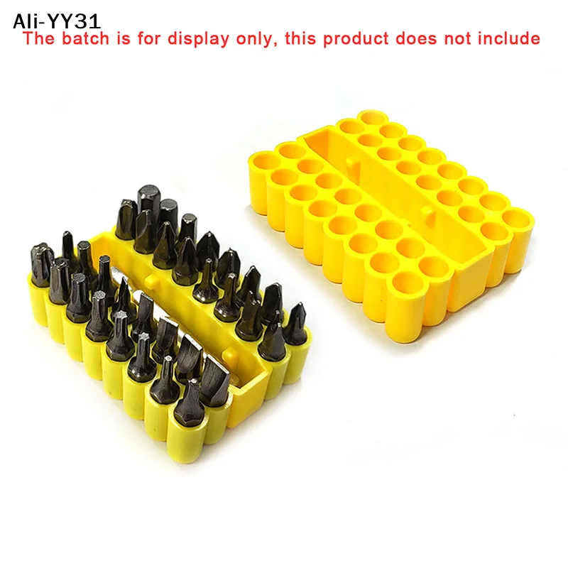 【DA】1/2/5pcs Bit Holder 32 Holes Bit Hex Shank Organiser Screwdriver Bit Holder Drill For Storage For 6.35MM Shank Storage Box