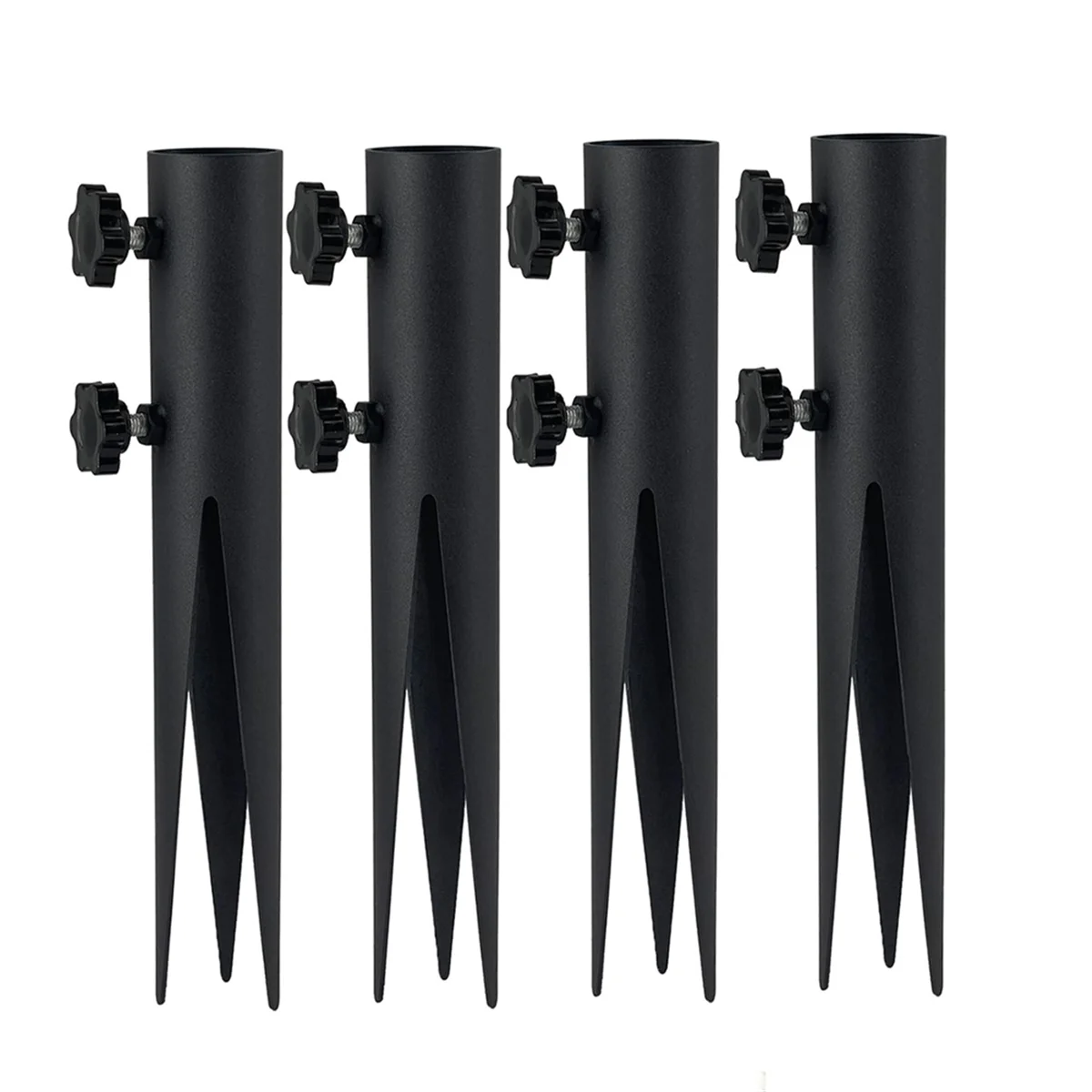 

4Pcs Steel Torch Stakes,Garden Stakes for Outdoor Lights,Metal Ground Spike Replacement Stakes for Solar Lights