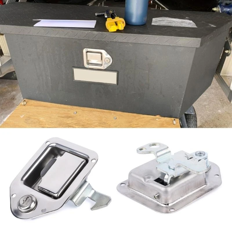 

A2UC модернизированная коробка для инструментов грузовика защелка из нержавеющей замки ручка замены, подходящая для Campers RV