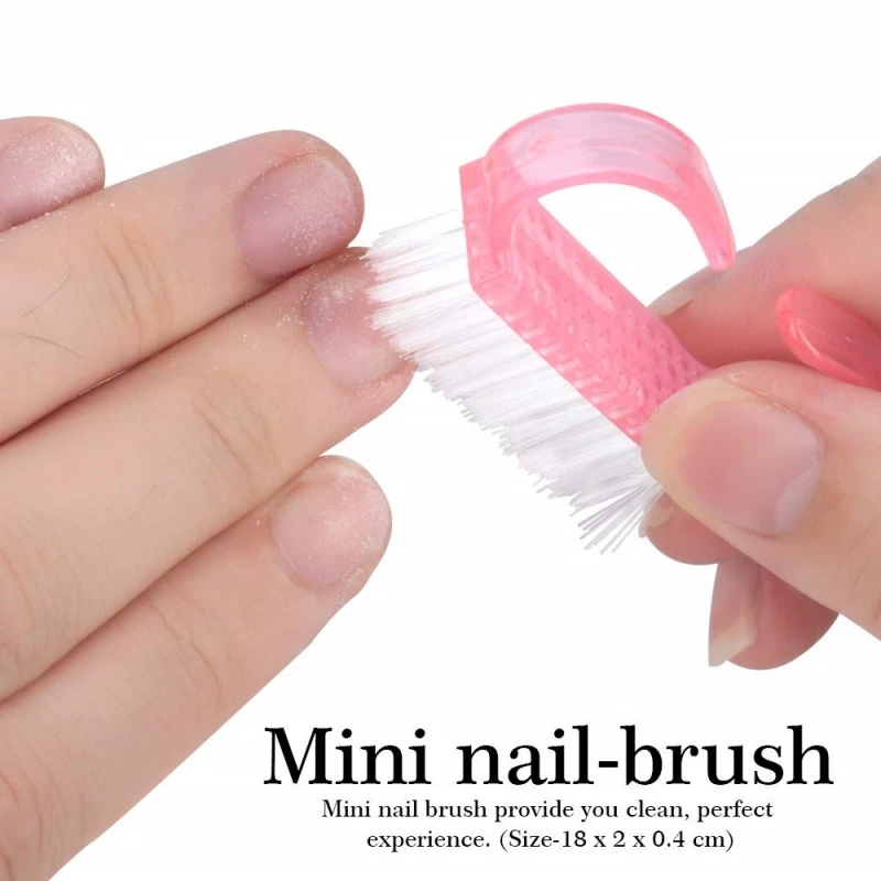 อุปกรณ์ทำเล็บอุปกรณ์ทำเล็บชุด6ชิ้นแปรงขัดทรายทรงกลมยาวเล็บเล็บ