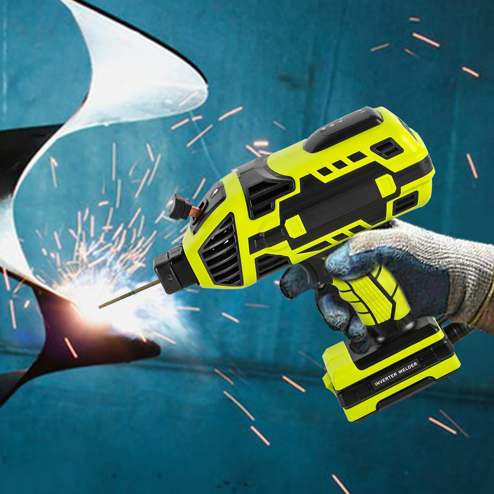 

Handheld Welder, Upgraded Welding Machine with IGBT Inverter 6 Variable Current Adjustment, for 3/32"-1/8" Wire rods