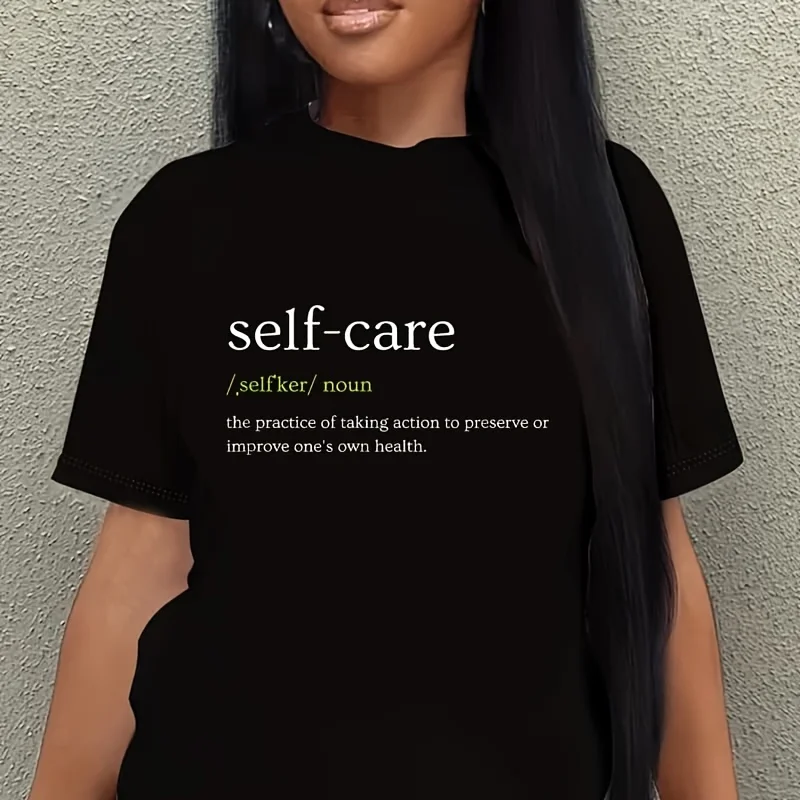 Self Care Self Love Women's Plus Size T-Shirt 100% Cotton 220g