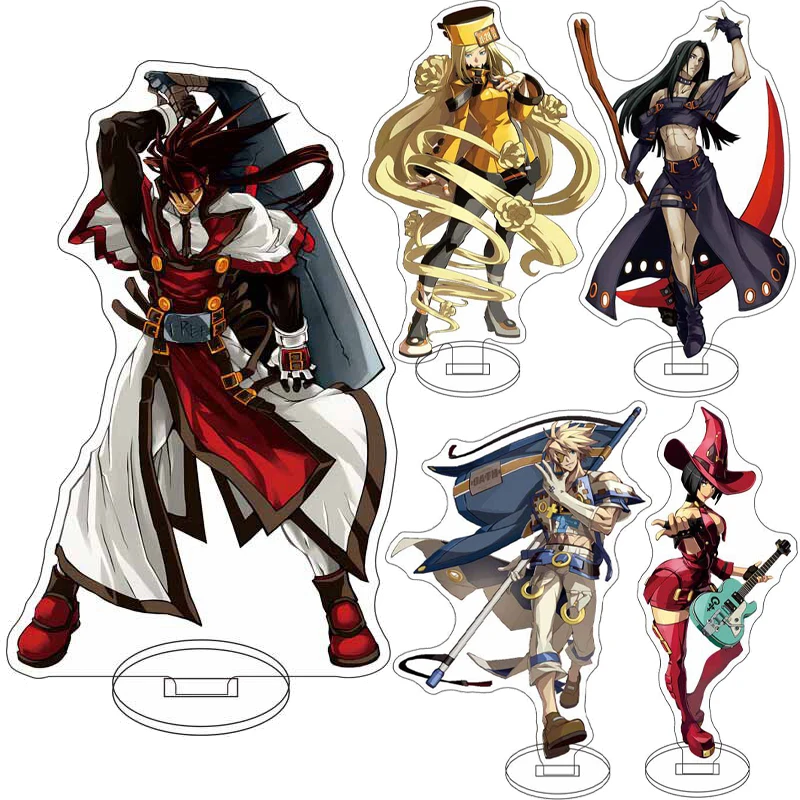 Figurine Sol Badguy de 16 cm, anime GUILTY GEAR STRIVE : DUAL RULERS ‌   Ky Kiske May Chipp Zanuff ‌   Supports en acrylique, ornements et cadeaux