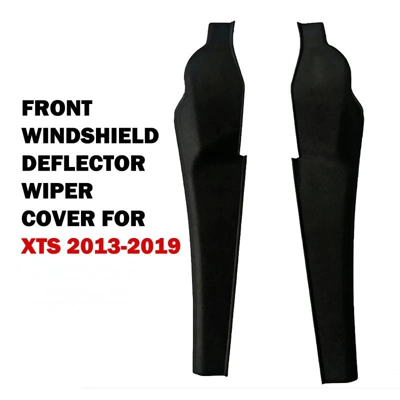 Front Windshield Wiper Side Trim Cover Waterproof Rubber Corner Wrap Protector for Most Car Models Exterior Accessory