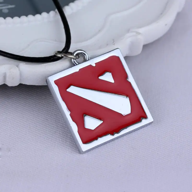 Game DOTA 2 Pendant Necklace Aegis of Champions Aghanims Scepter Butterfly Sword Talisman of Evasion Game Charm Jewelry